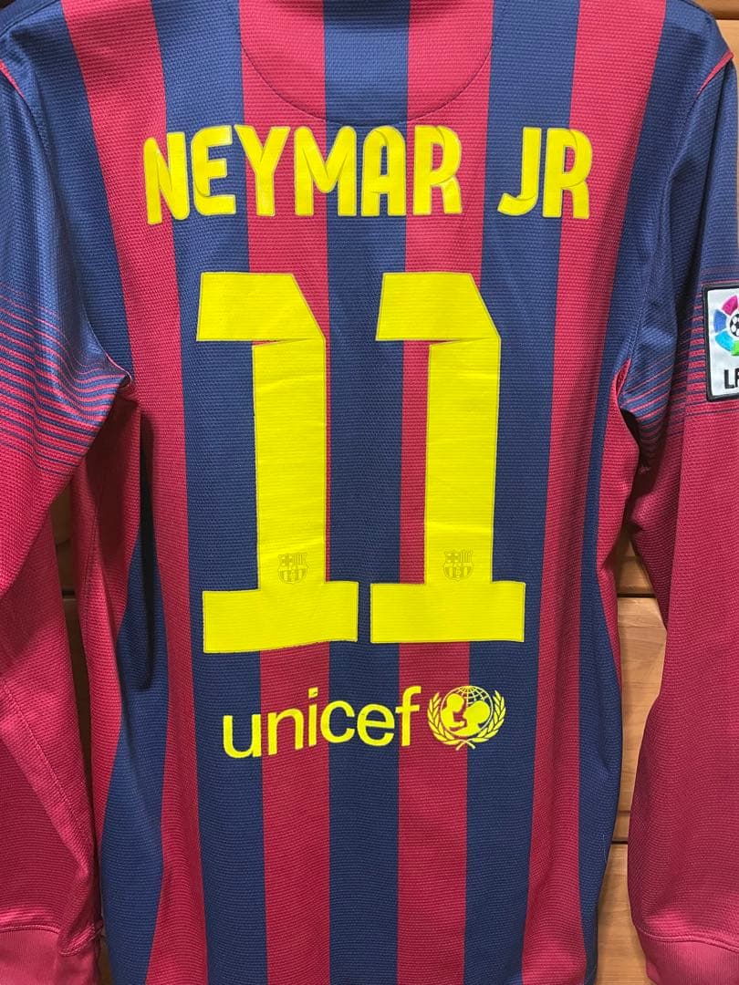 希少】13/14 ホーム FCバルセロナ ネイマール （Lサイズ相当） - メルカリ