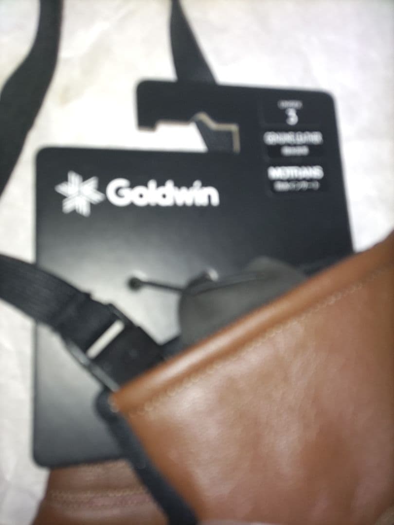 a新品タグ付 25/26 GOLDWIN Leather 3-fingerグラブ