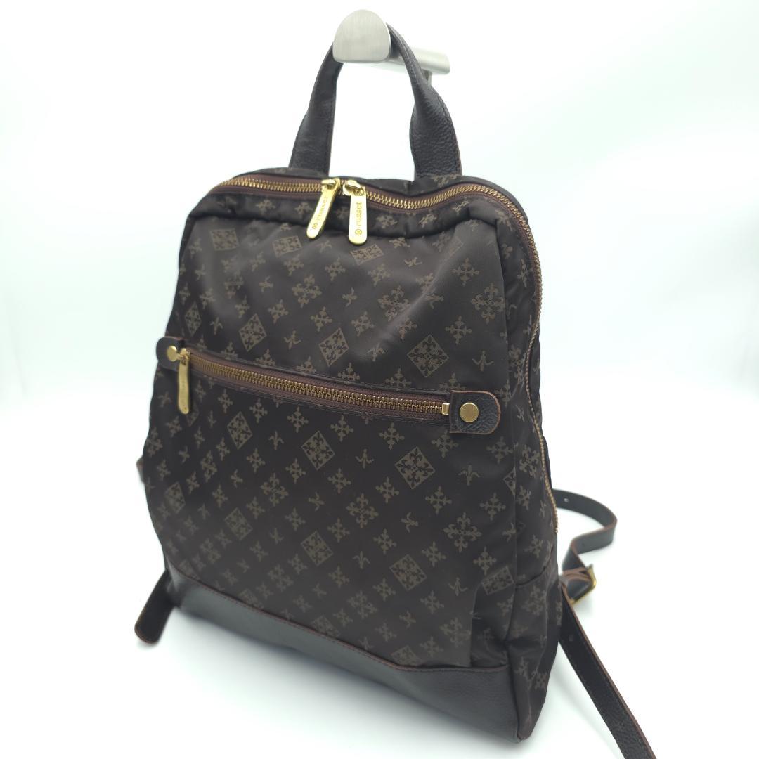 未使用級 russet ラシット モノグラム リュックサック レディース レザー