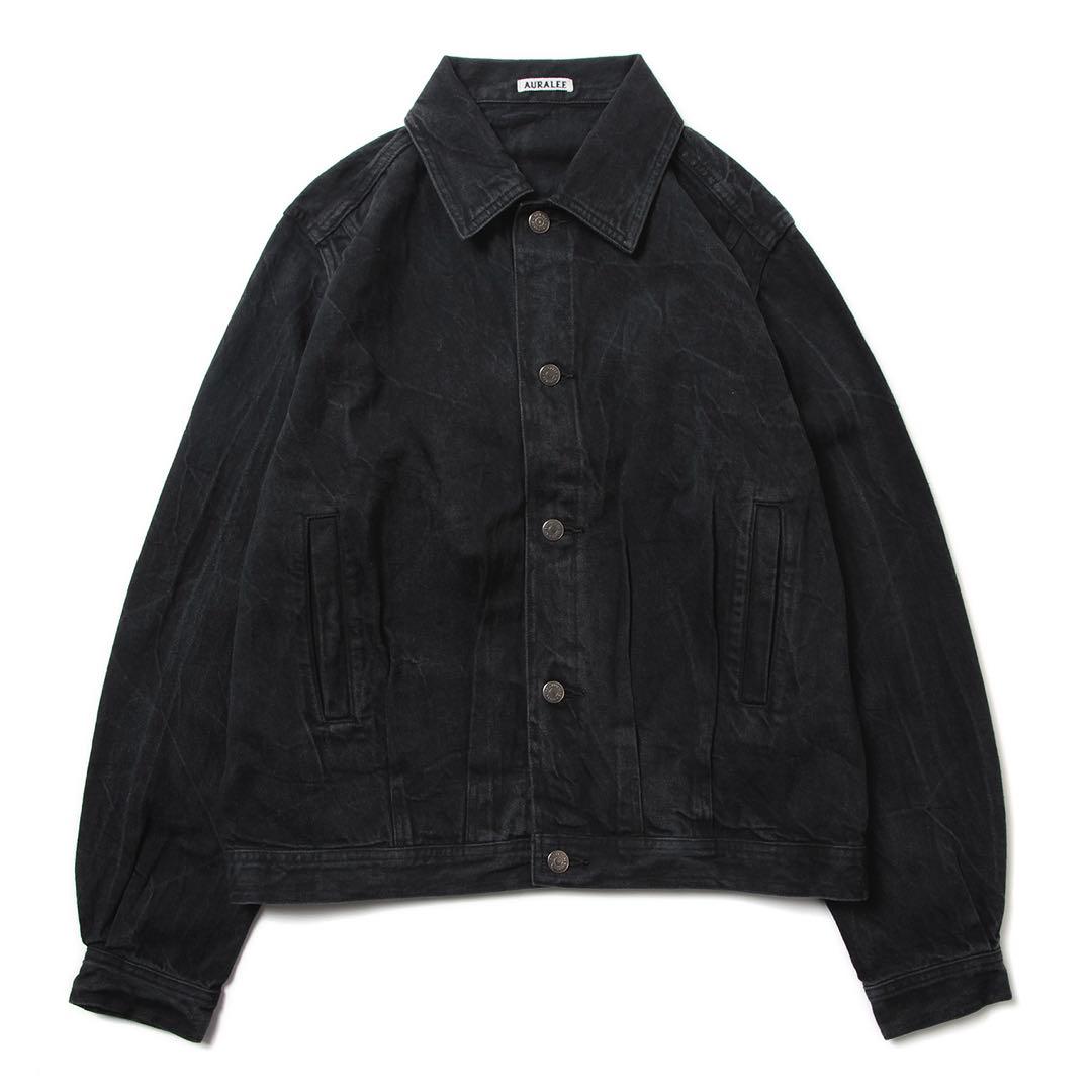 オーラリー SELVEDGE FADED LIGHT DENIM BLOUSON