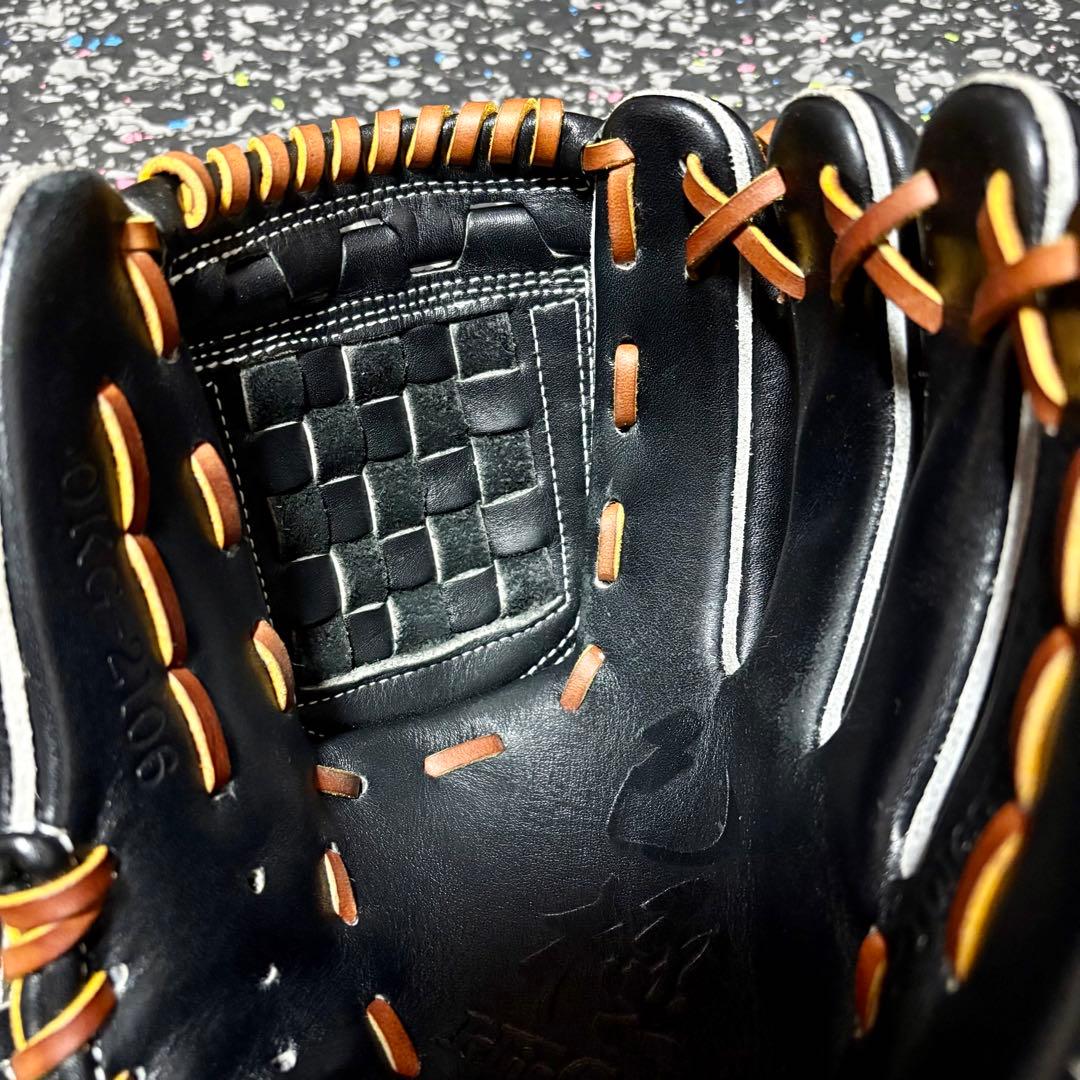 ハイゴールド 己極 軟式用 内野手用 グローブ HI-GOLD バスケットウェブ