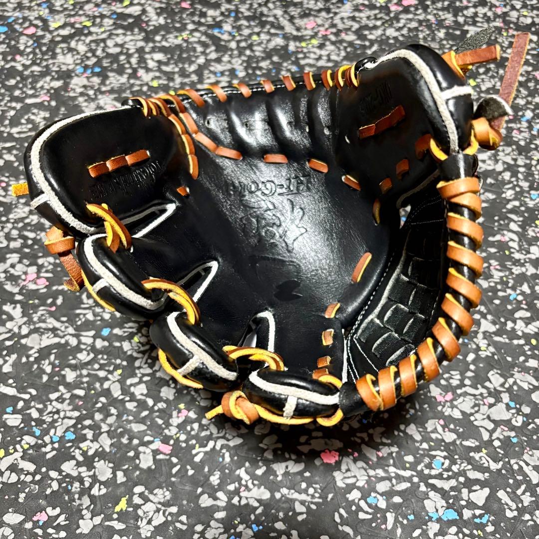 ハイゴールド 己極 軟式用 内野手用 グローブ HI-GOLD バスケットウェブ