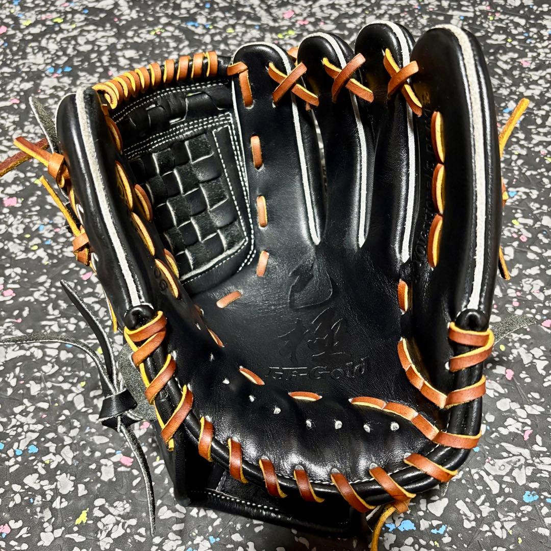 ハイゴールド 己極 軟式用 内野手用 グローブ HI-GOLD バスケットウェブ