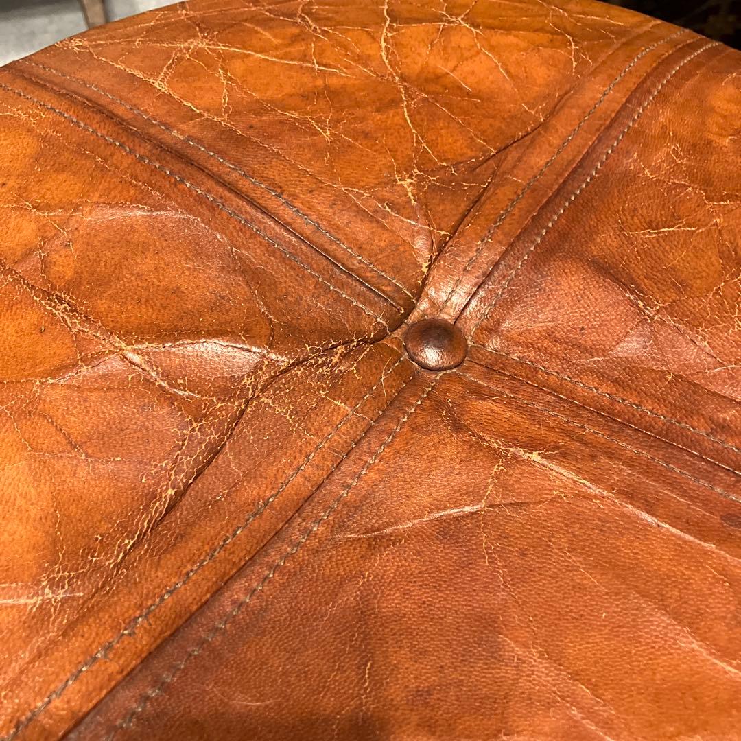 LIFE FURNITURE CY LEATHER STOOL 水牛革 スツール