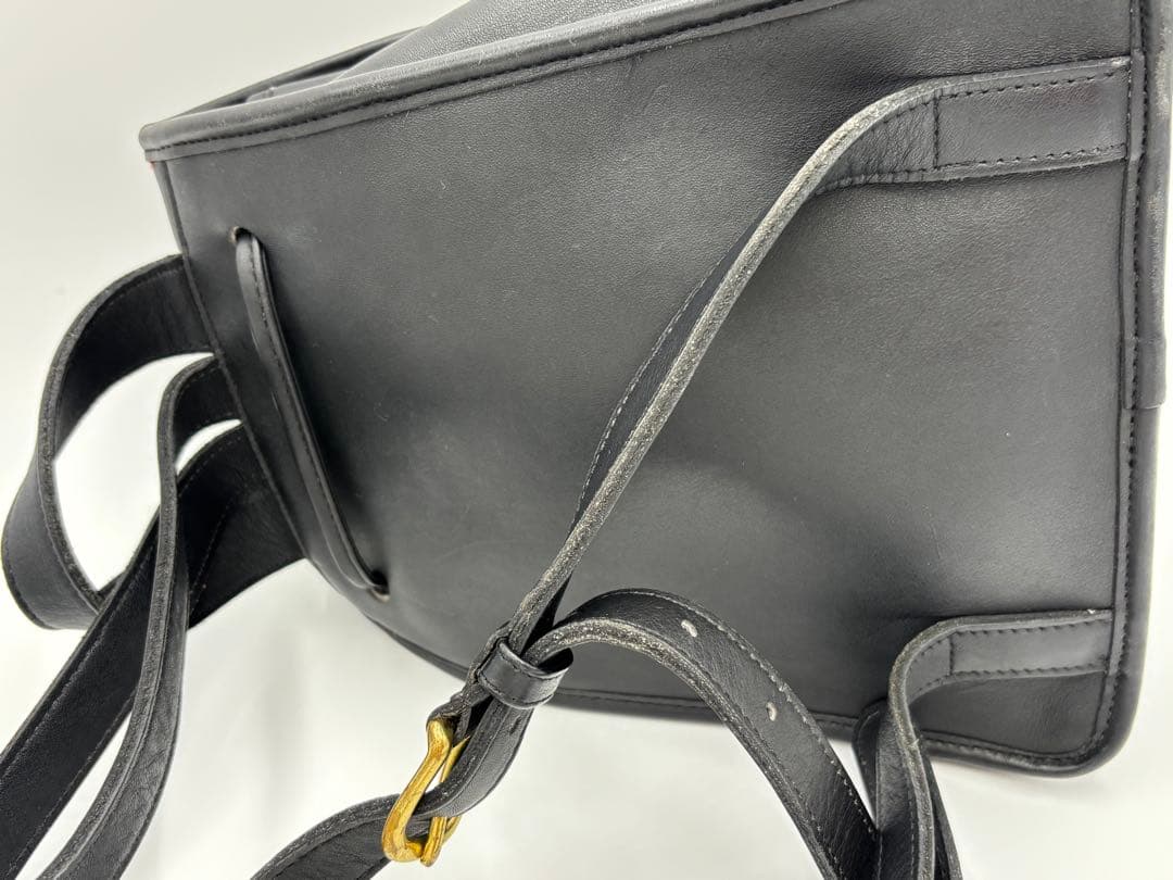 COACH コーチ オールドコーチ リュック レザー ブラック YL6-05