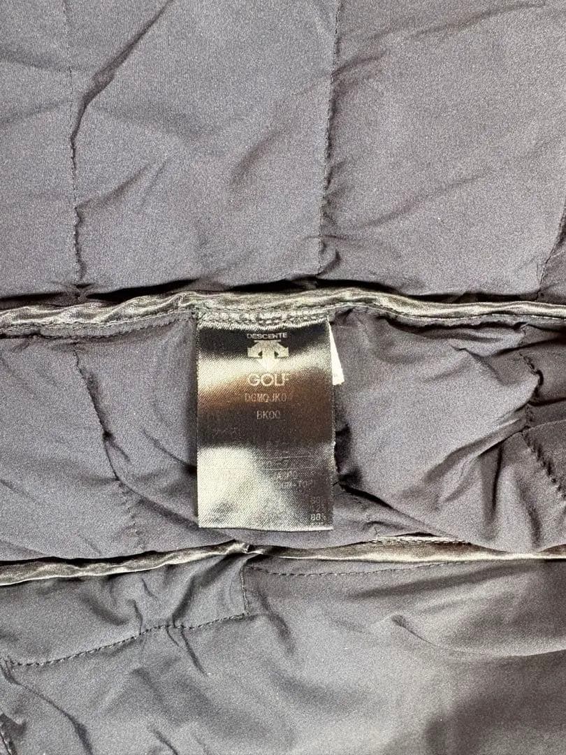 美品 DESCENTE GOLF ストレッチ 中わたジャケット デサント ゴルフ