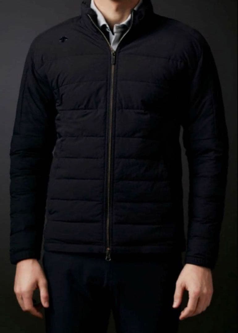 美品 DESCENTE GOLF ストレッチ 中わたジャケット デサント ゴルフ