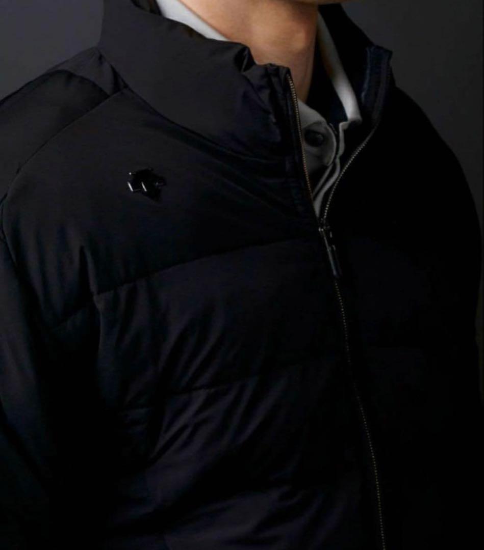 美品 DESCENTE GOLF ストレッチ 中わたジャケット デサント ゴルフ