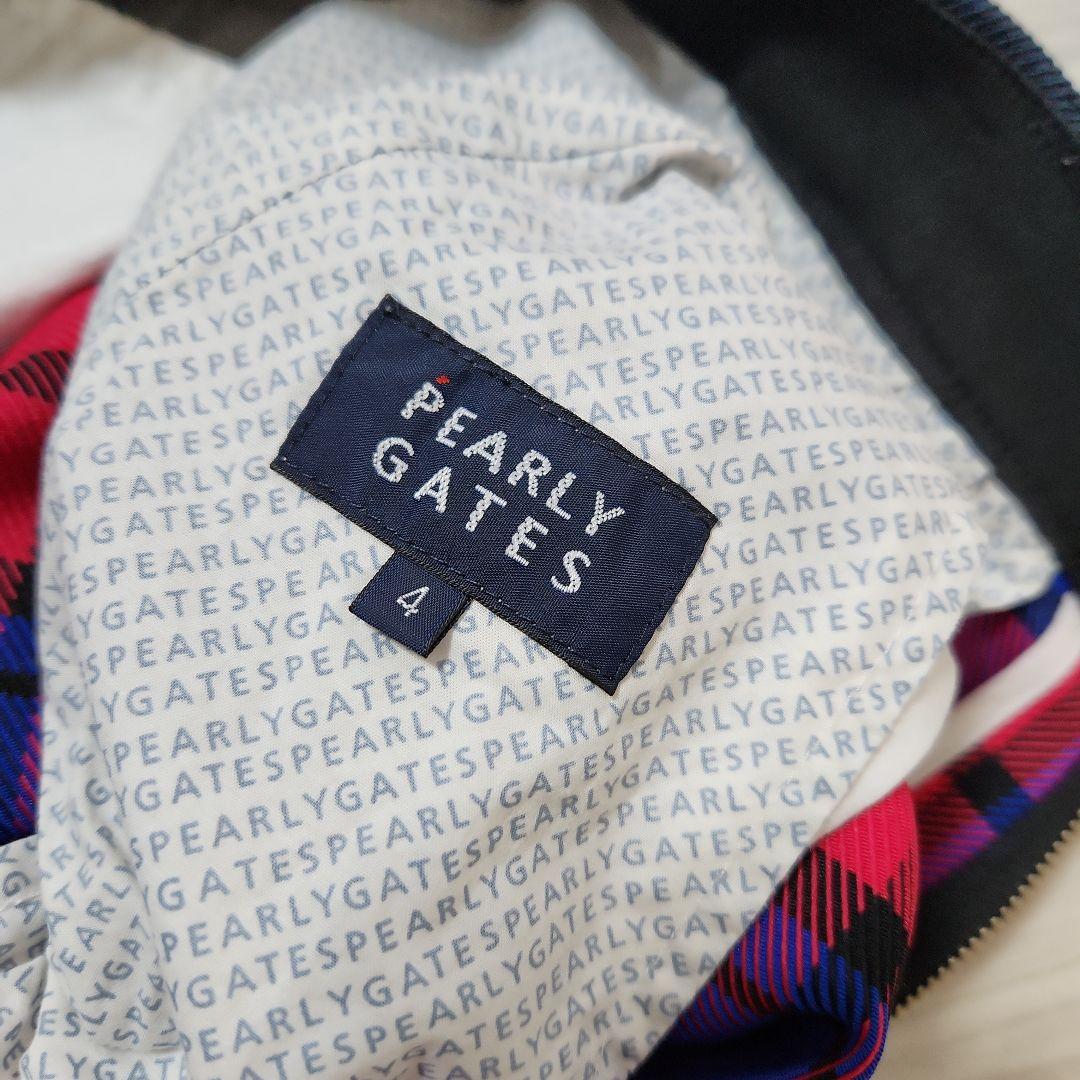 美品☆PEARLY GATES☆2023ゴルフストレッチパンツ4Mマルチチェック