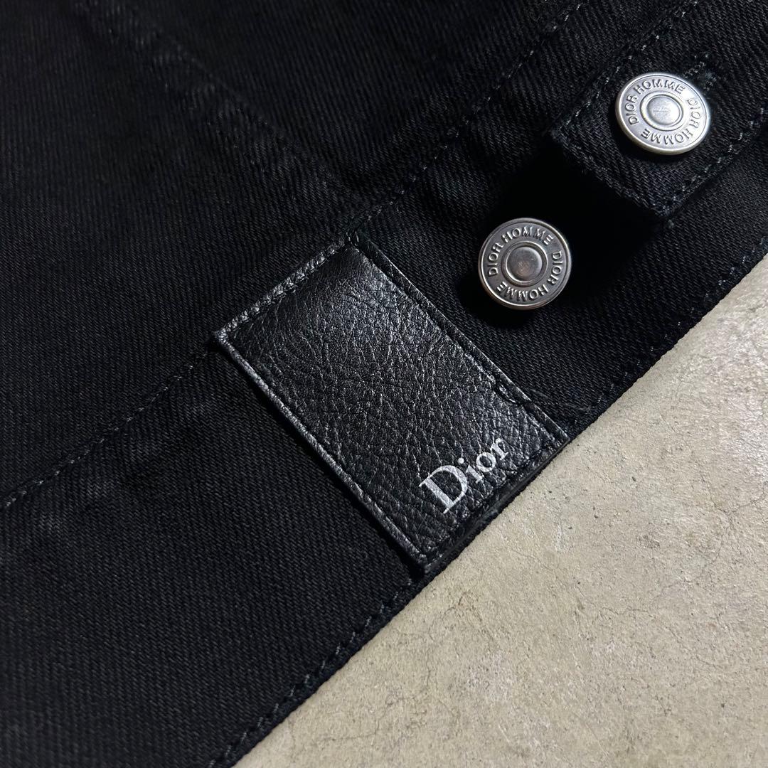 18ss Dior Homme denim jacket rose ワッペン