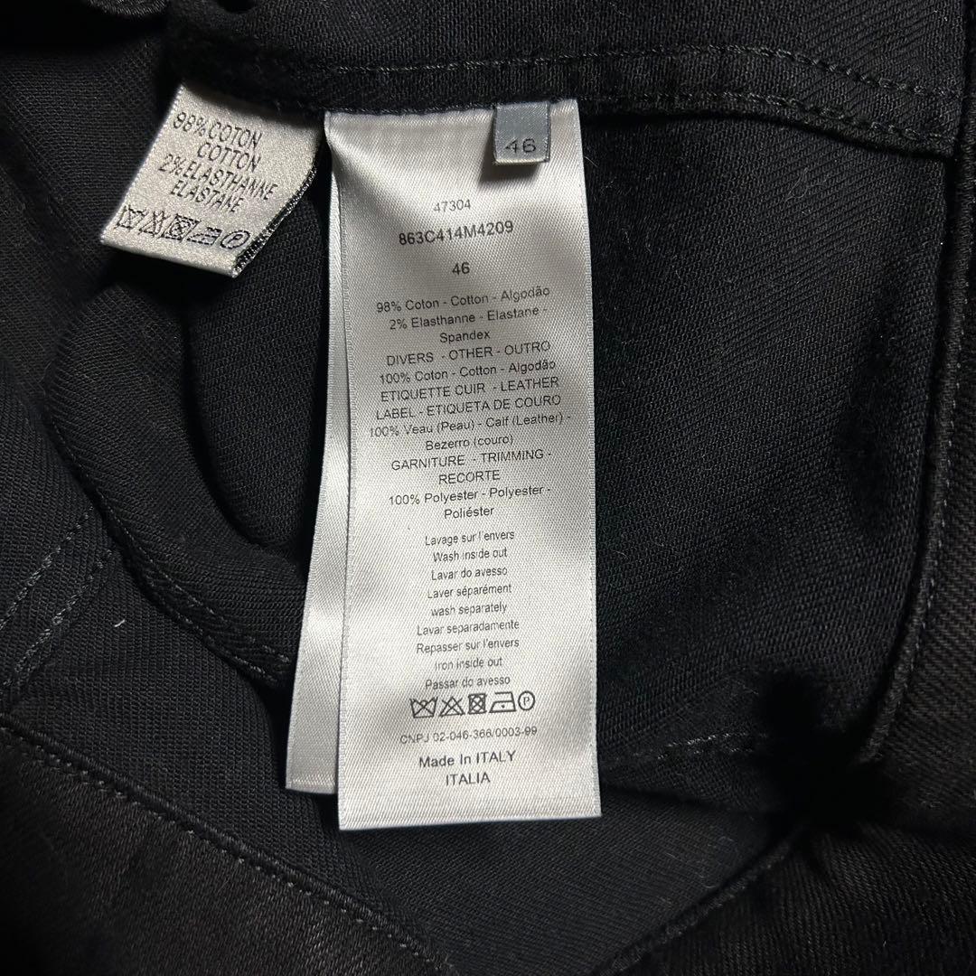 18ss Dior Homme denim jacket rose ワッペン