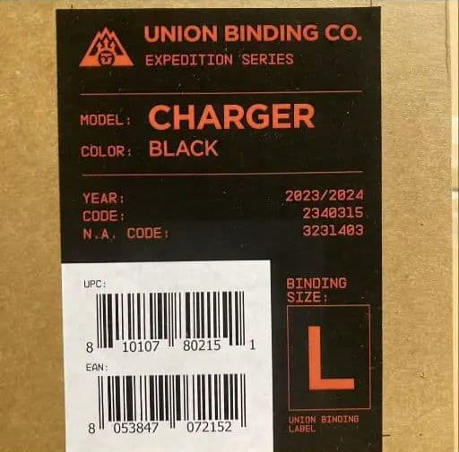 売り切り【新品未使用】ユニオン チャージャーLスプリットボード用