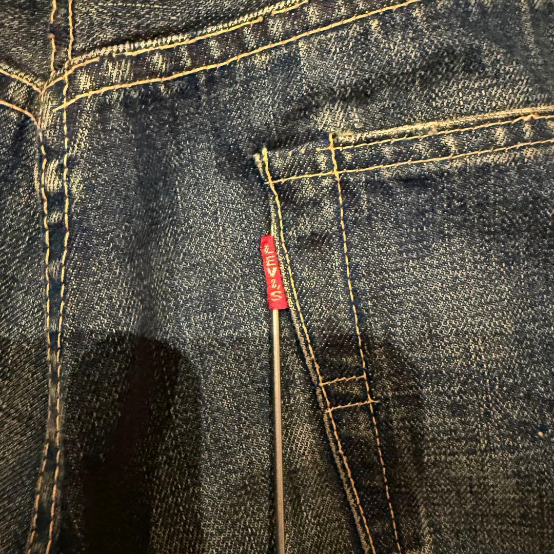 【真紺】LEVI‘S 501XX LVC1937 W35鬼ヒゲ ハチノス