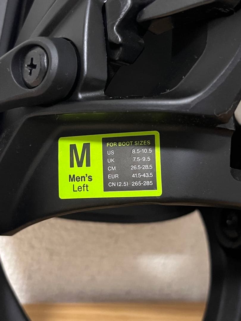 FLUX StepON ビンディング ブラック Mサイズ ステップオン