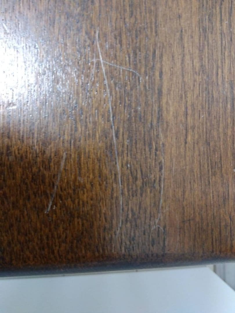 オランダ製　木製ネストテーブル 3段セット ダークブラウン