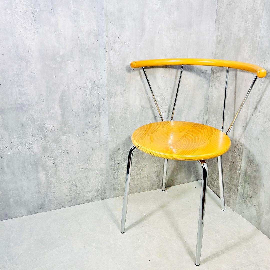 ③ スタジオライン ダイニングチェア 曲木 ヴィンテージ 村田合同 スタッキング