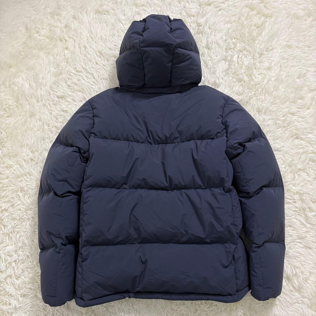Marmot ダウンジャケット L ネイビー イエロー 750フィルパワー - メルカリ