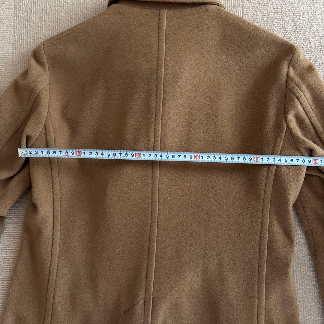 ベージュ ウールコート