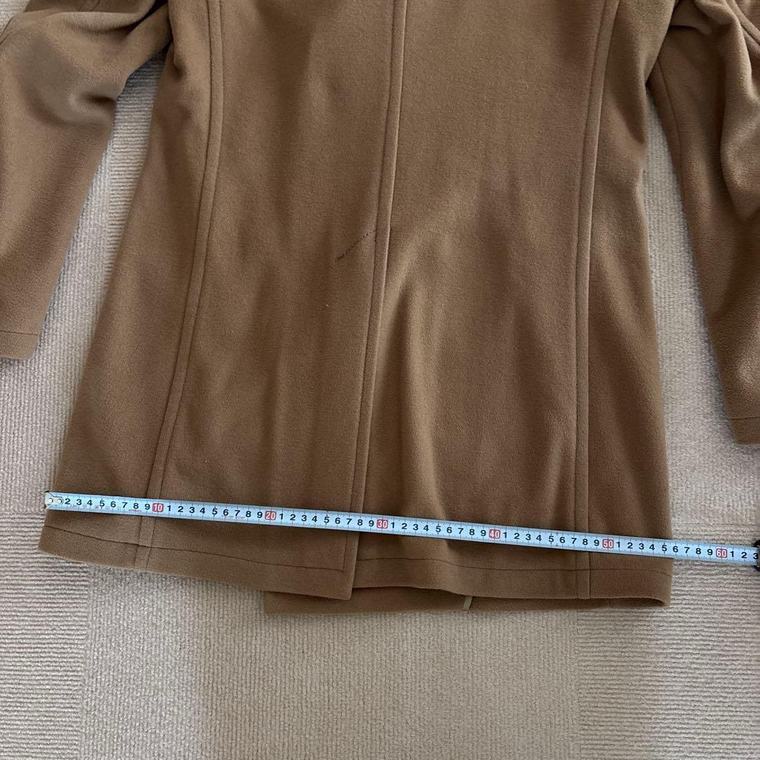 ベージュ ウールコート