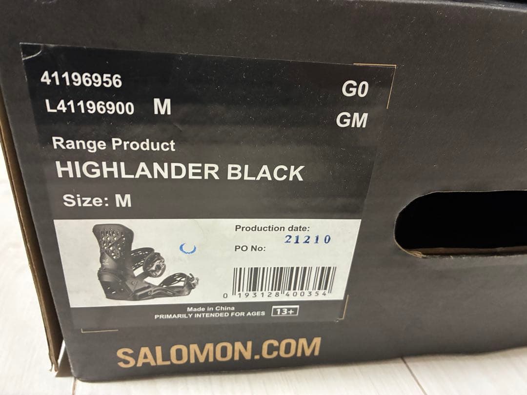 Salomon スノーボード ビンディング M DISTRICT PRO