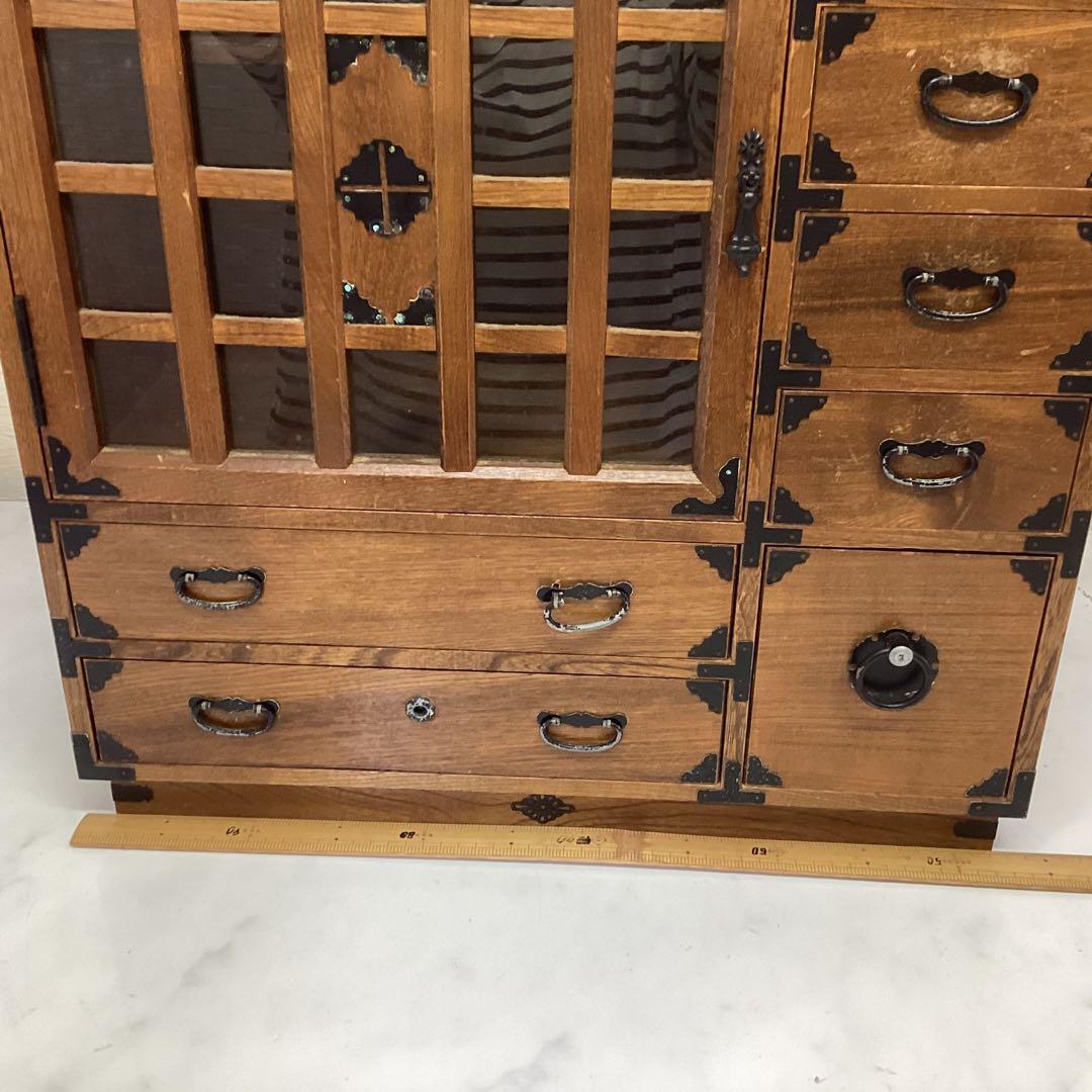 時代箪笥　民藝箪笥　和箪笥　古家具　小箪笥　小棚　小引き出し　木製　箪笥　U58