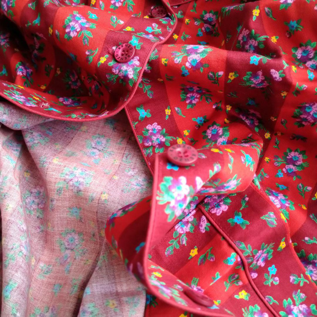 【新品】ケンゾー kenzo パジャマ ルームウエア 花柄 総柄 M