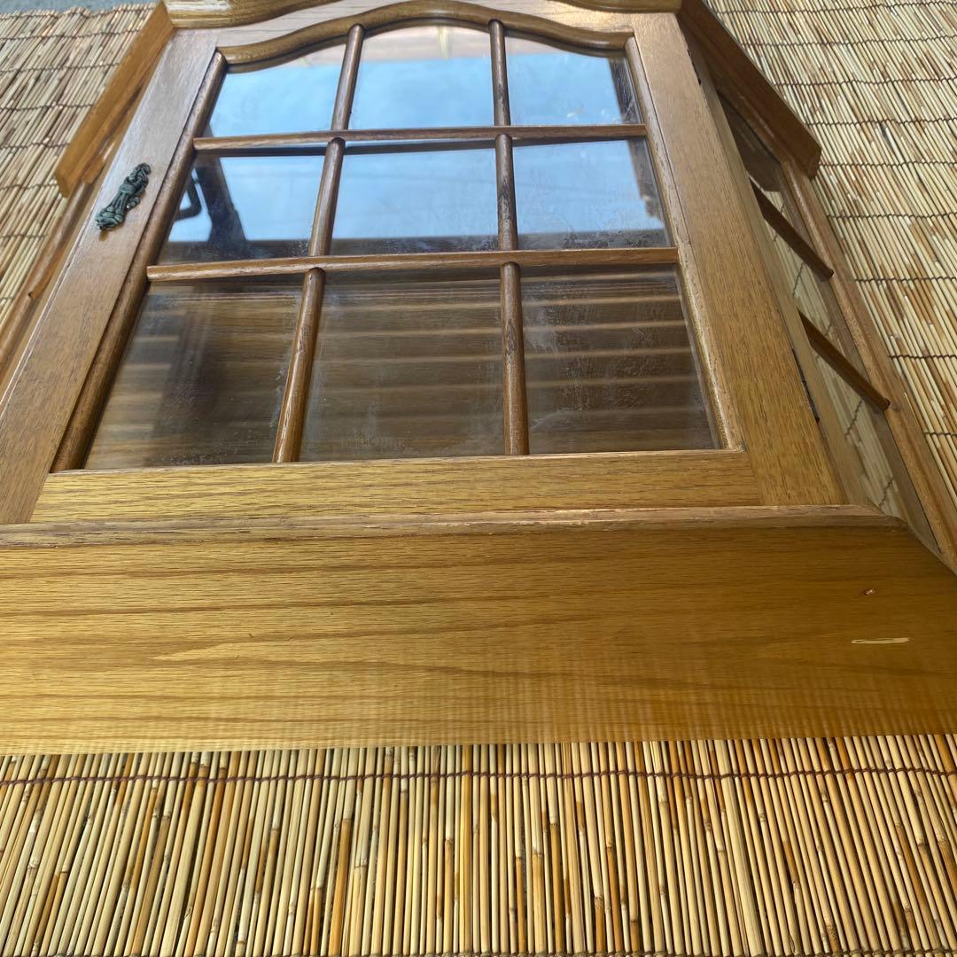 ヴィンテージ 壁掛け ウォールキャビネット ガラスケース