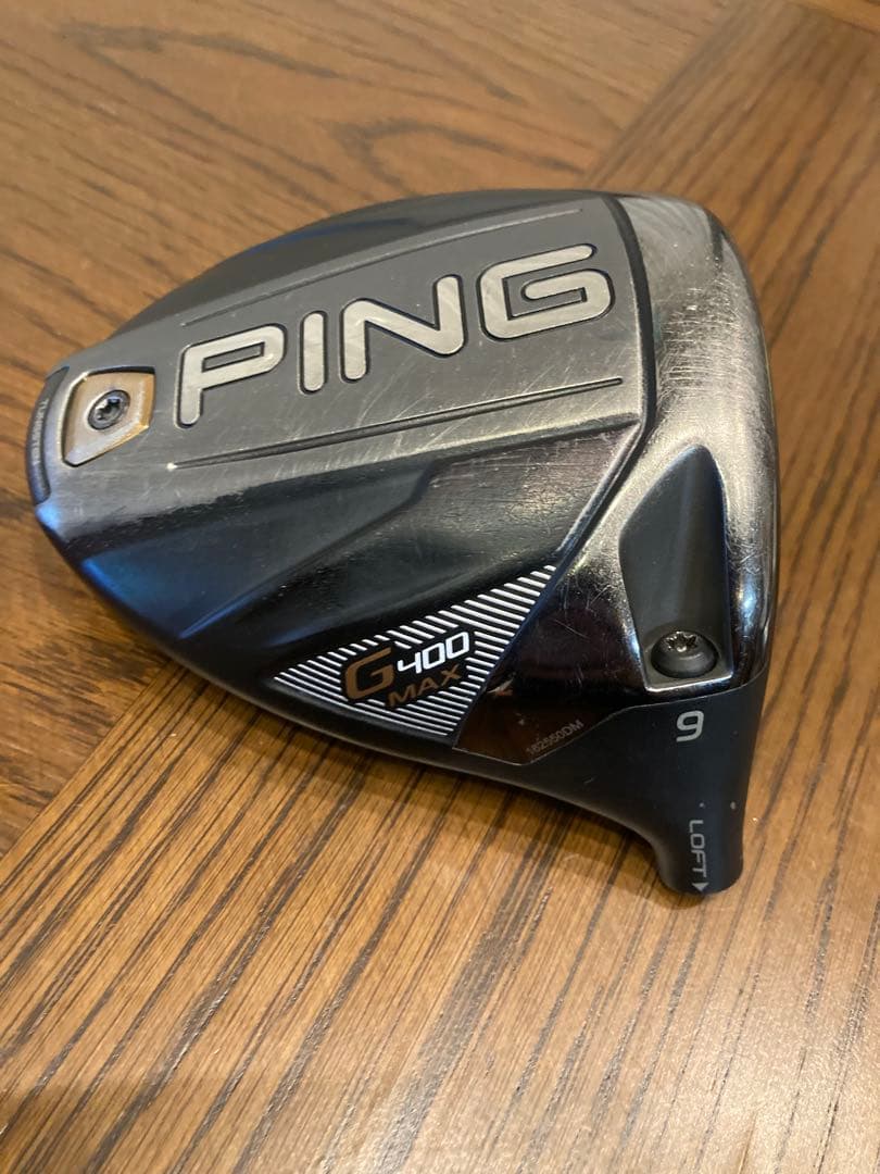 名機　PING G400 MAXドライバー 9度 ヘッドのみ