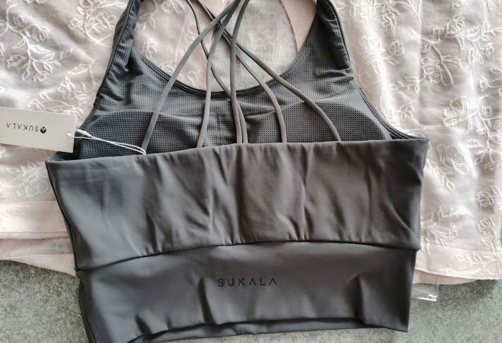 L 未使用 新作 SUKALA フローラルジャガードトップス ブラトップ 割引券