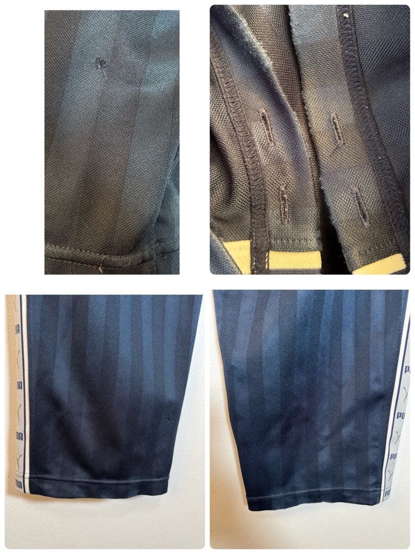 PUMAプーマ　刺繍ロゴ　バックプリント　セットアップ　トラックジャケットパンツ