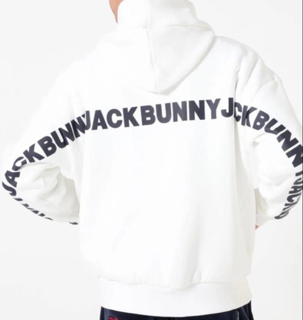 新品 ジャックバニー KARUISHI 裏フリースフーディ(6)サイズLL/白