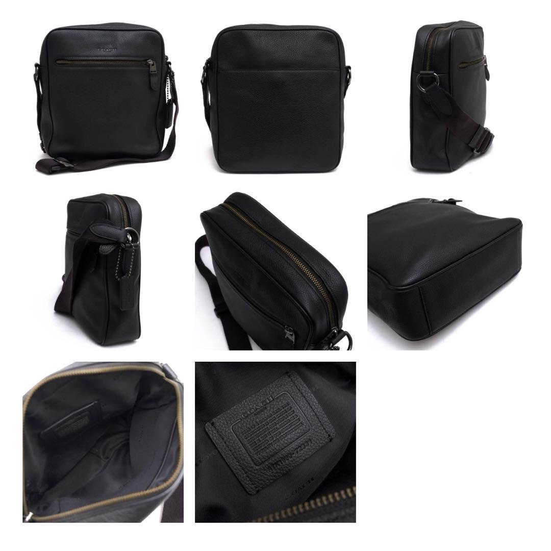 COACH ショルダーバッグ 黒 レザー