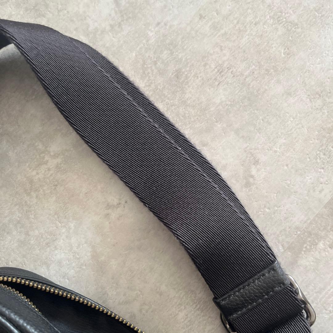 COACH ショルダーバッグ 黒 レザー