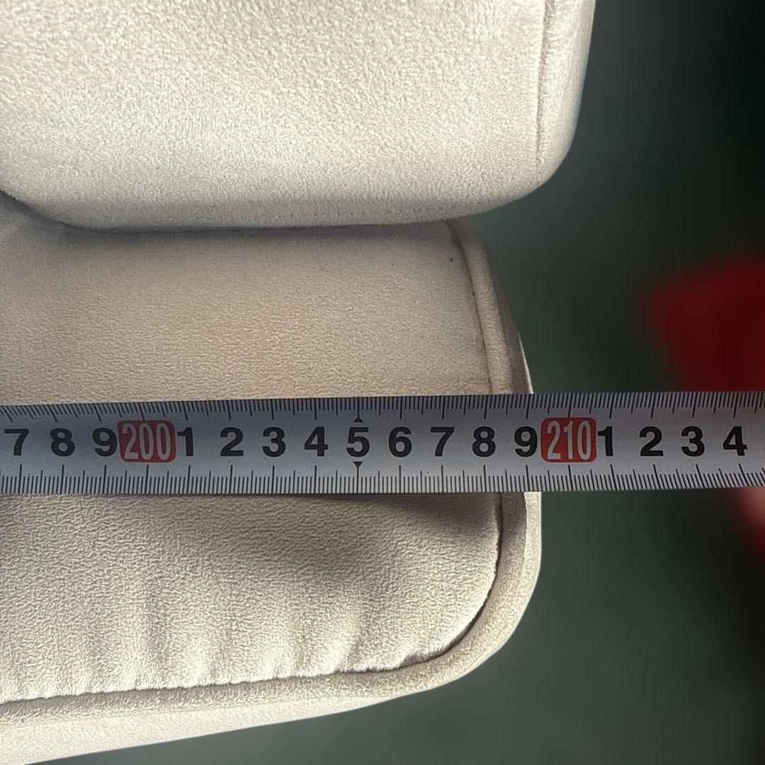 ★ 白い3人掛けソファー インテリア 家具 クッション付き 格安