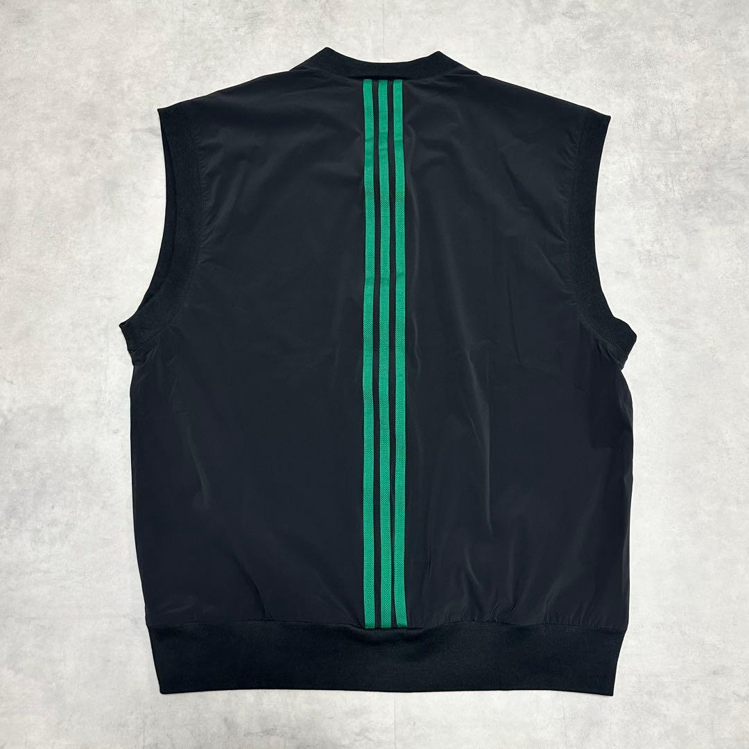 アディダス ゴルフ ローリング リンクス XL ベスト 黒 撥水 ウェア