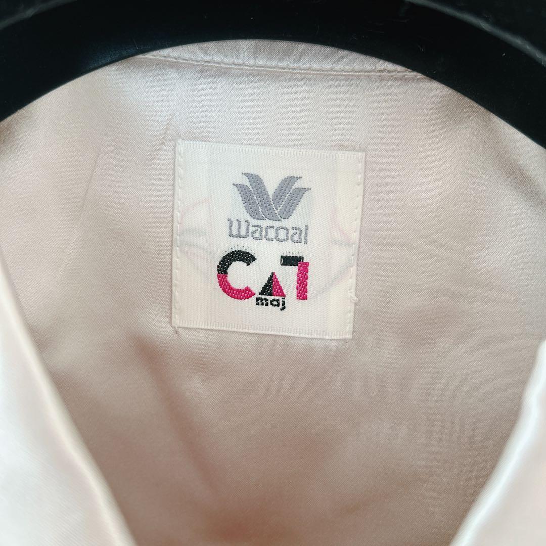 【タグ付き】 ワコール 絹100％シルク生地パジャマ シルバー