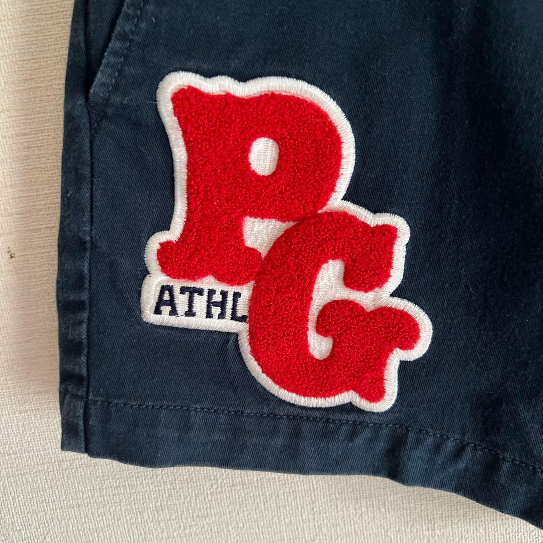 PEARLY GATES ポロシャツレッド・ショートパンツネイビーのセット