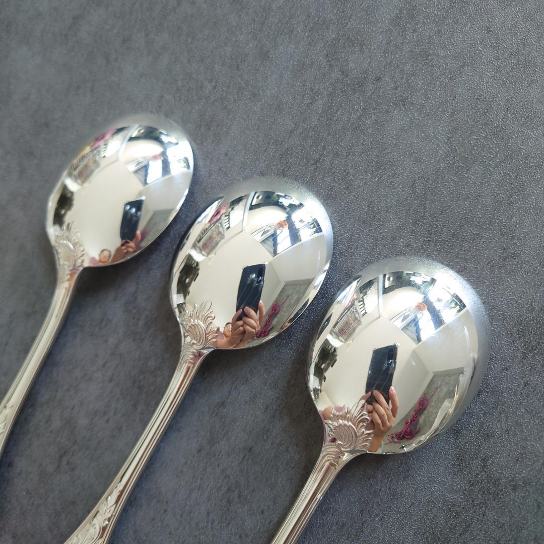 希少 美品 クリストフル マルリー コンソメスプーン 未開封含む 6点