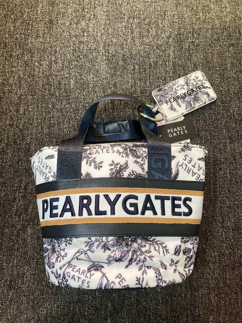 PEARLY GATES 花柄ゴルフバッグ ゴルフ収納バッグ ゴルフ小物バッグ