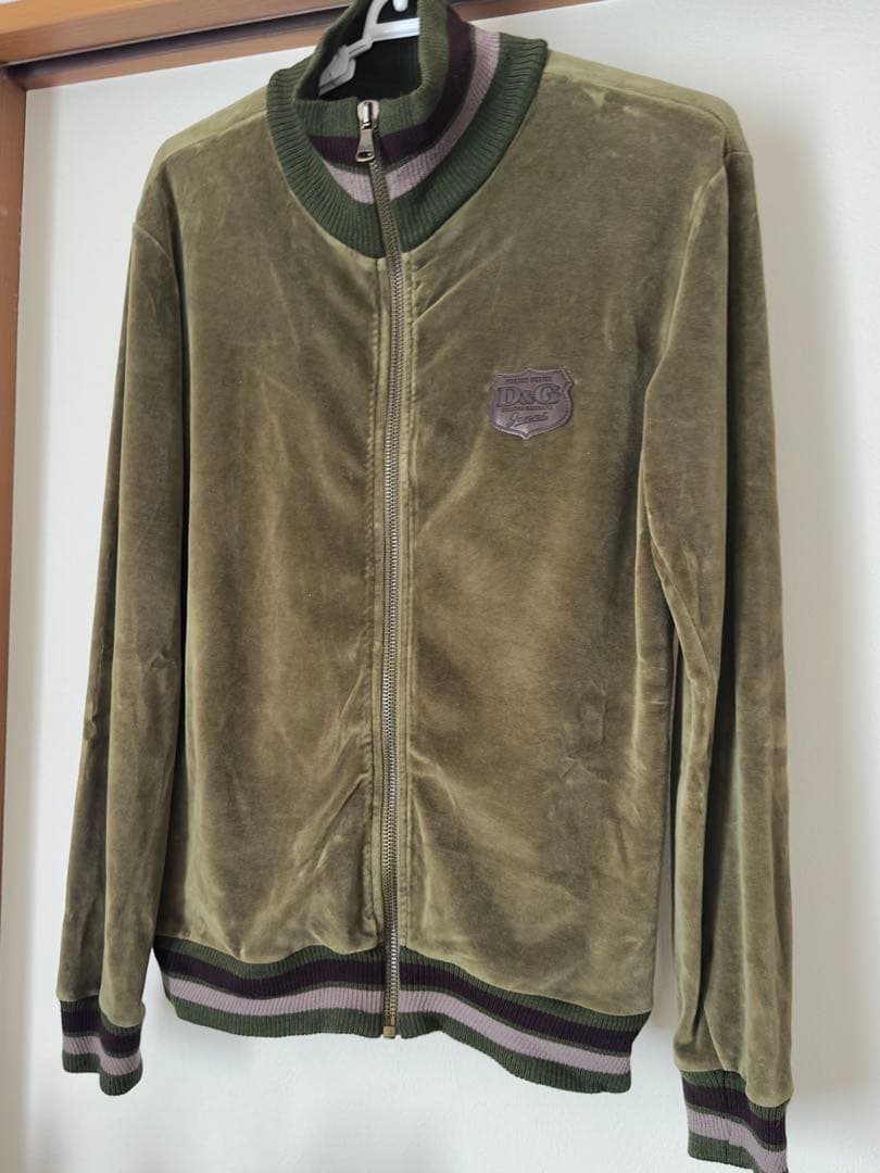 【期間限定値下げ中】D&G ドルチェ＆ガッバーナ ベロア ジップアップ　美品