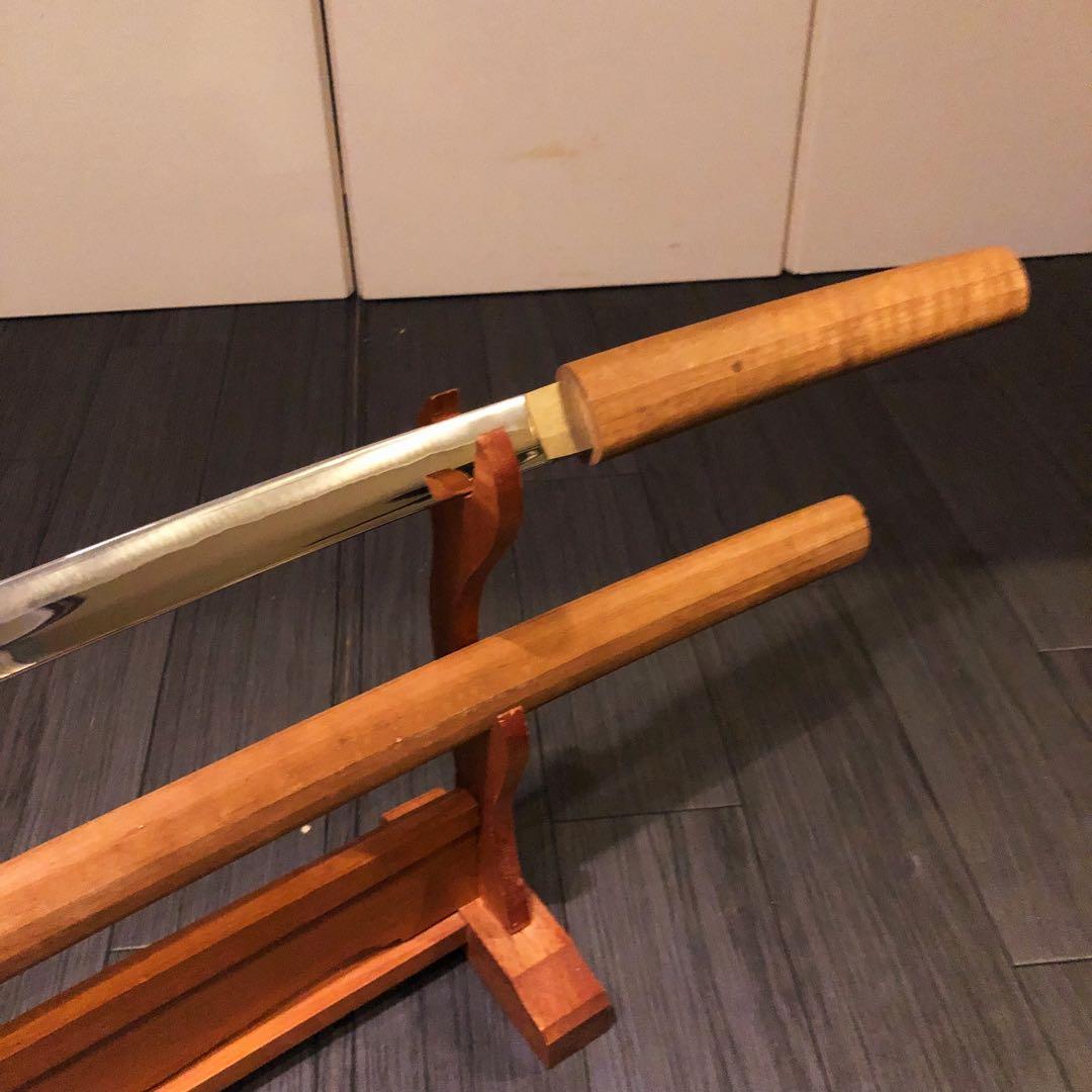 高級模造刀 高級居合刀 白鞘 合金製 長脇差 太刀 段平