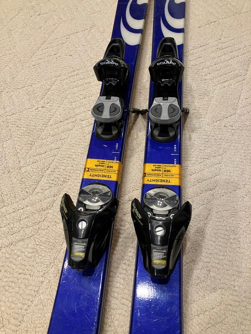 名機　Salomon 1080 TENEIGHTY 169 cm 青テン