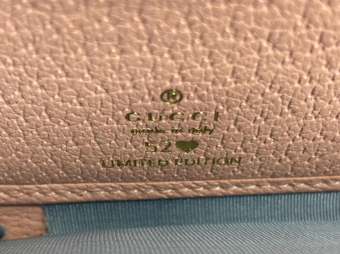 しずゆづ（システムエラーの為）Gucci デニム マーモント 財布 限定品