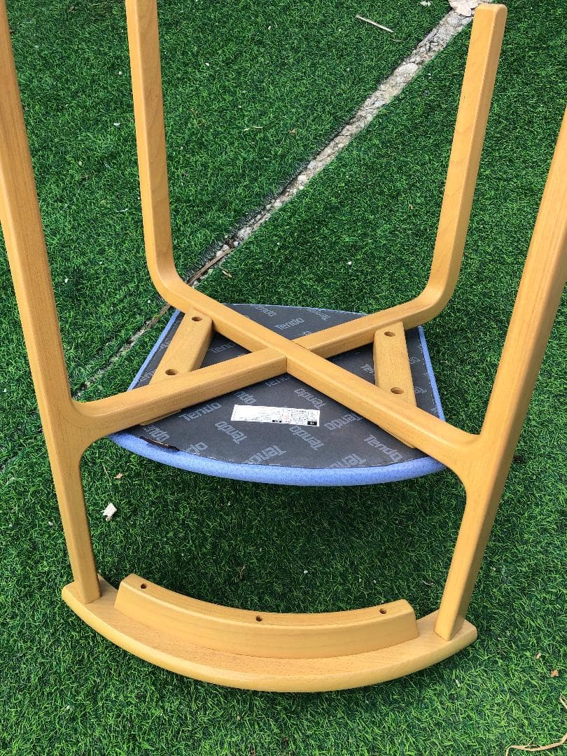 ●天童木工 椅子 イス 3脚 セット T-5348WB-ST型 天然木製フレーム