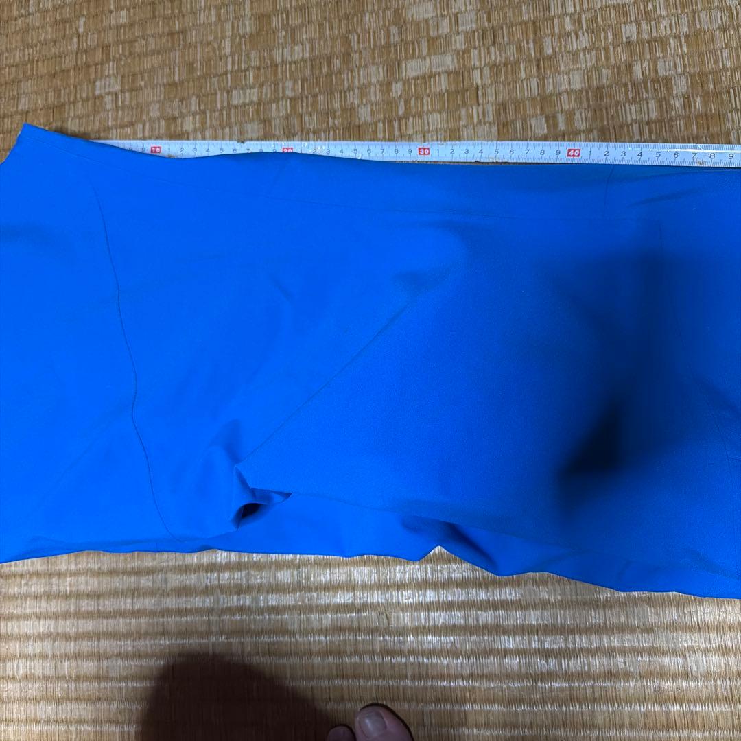 オンヨネスキーウェア 青色 フード付き