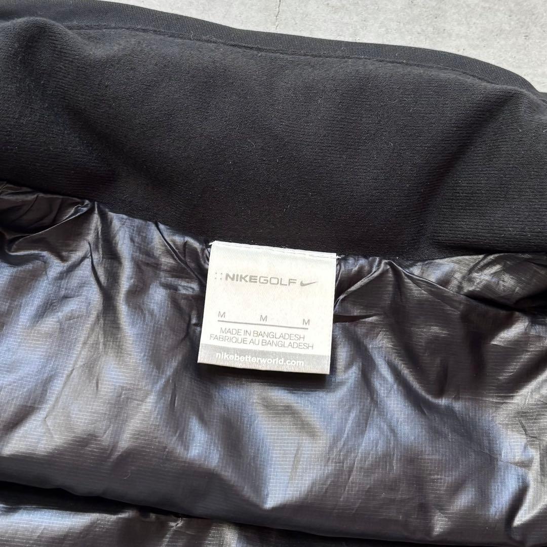 NIKE GOLF ナイキゴルフ ダブルジップダウンジャケット ゴルフ M 黒