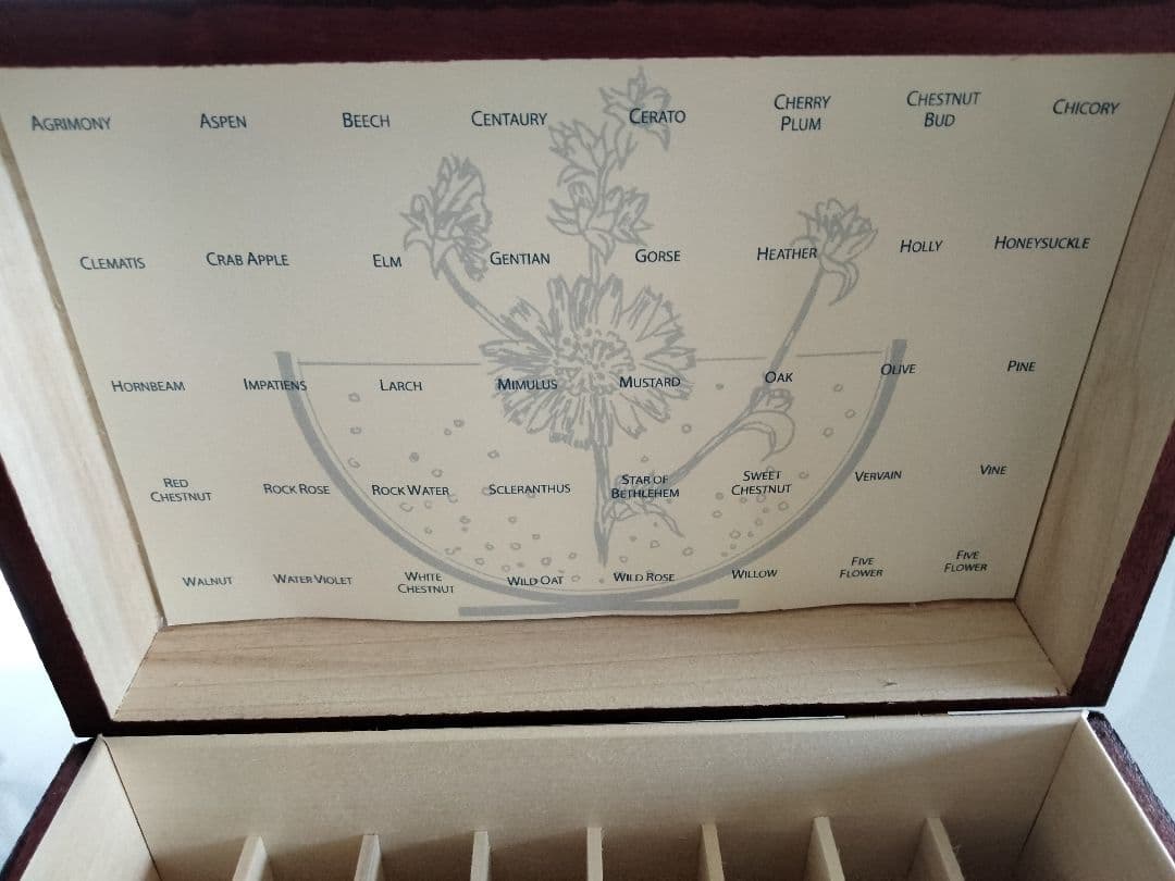 makoooフラワーエッセンス40本フルセット専用木箱ヒーリングハーブス社