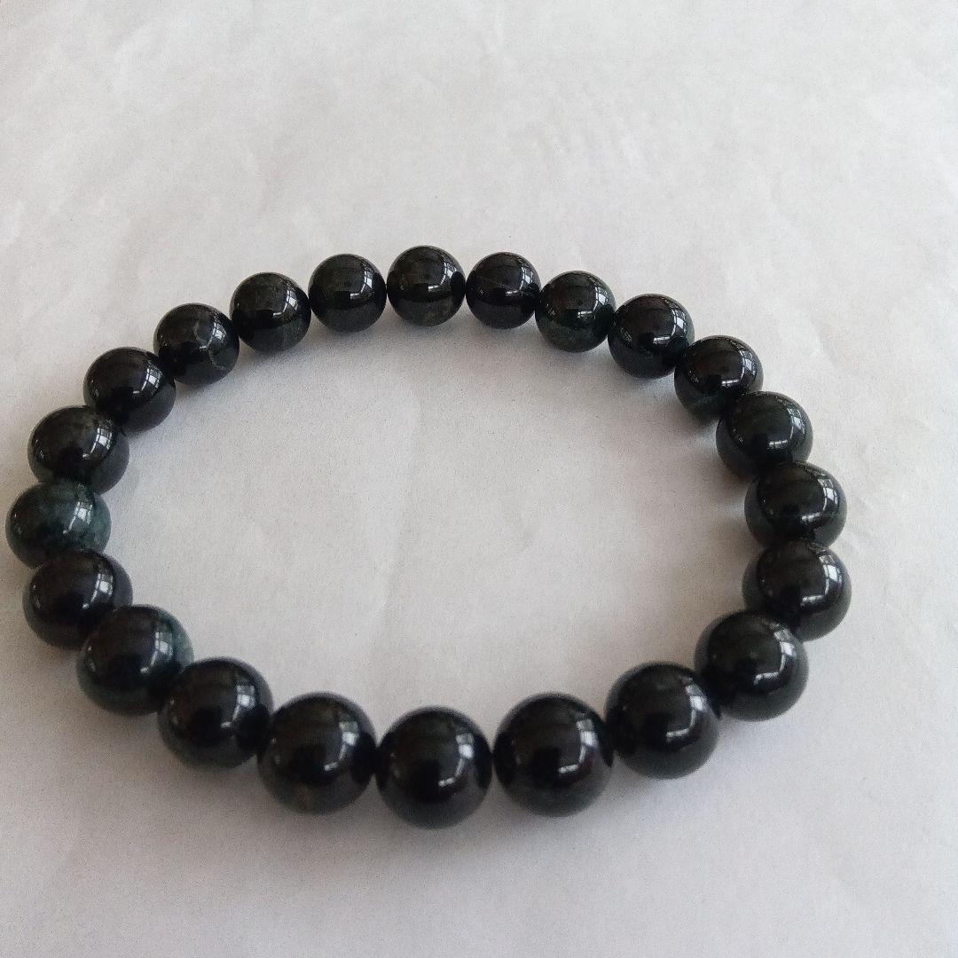 希少、最上級品、国石)糸魚川黒翡翠ブレスレット、10mm※新春値引き中※