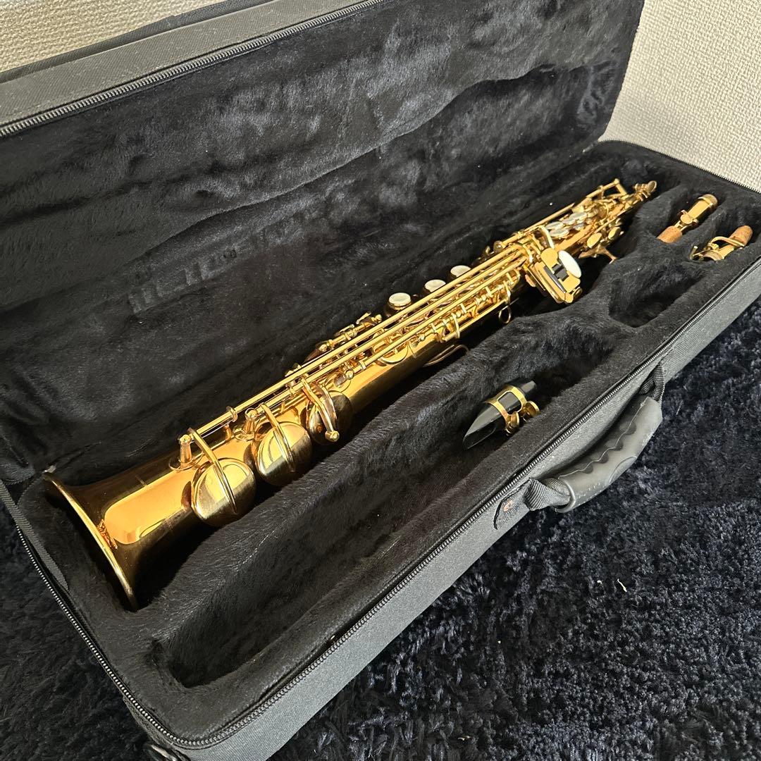 Soleil ソプラノサックス 管楽器 ケース付属 初心者用