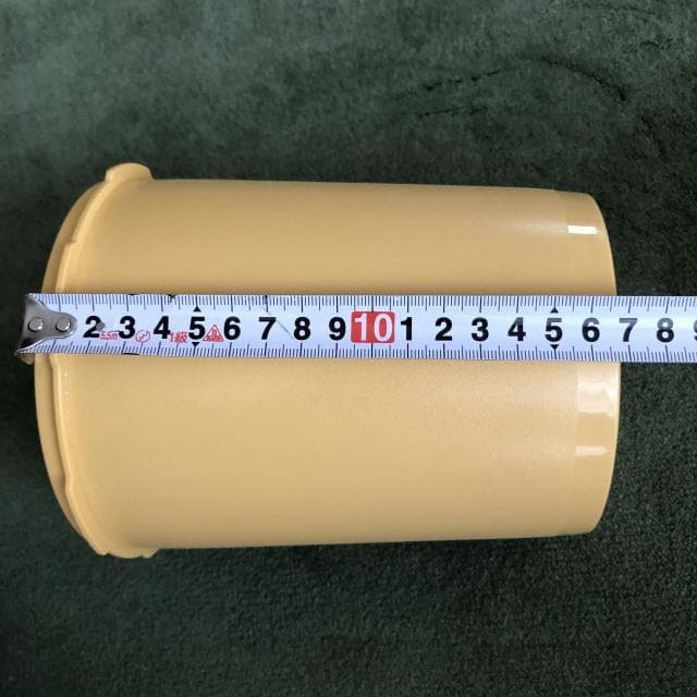 Tupperware マキシデコレーター４サイズセット からし色